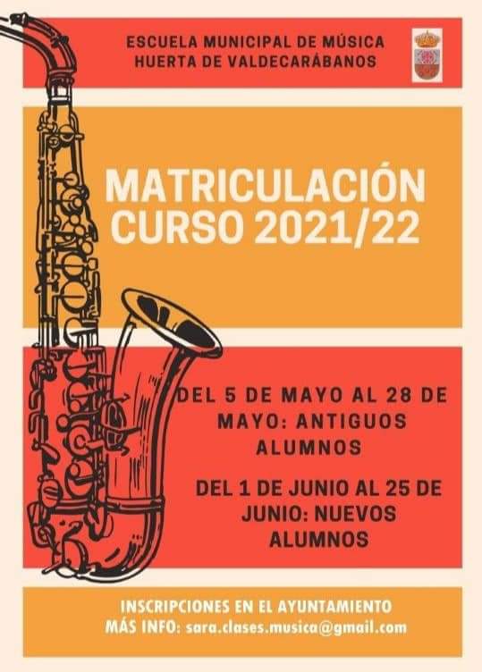 Matriculación Curso 2020/2021